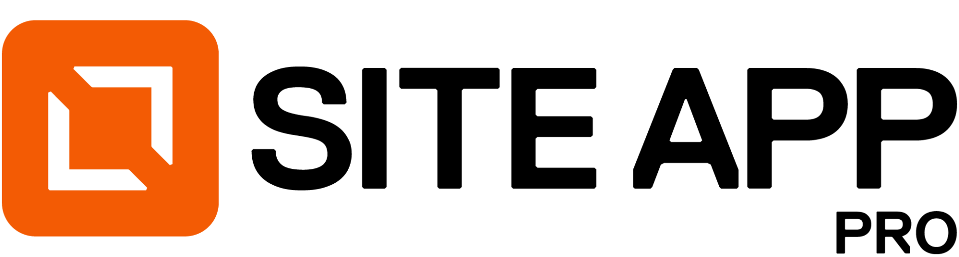 Site App Pro Logo black